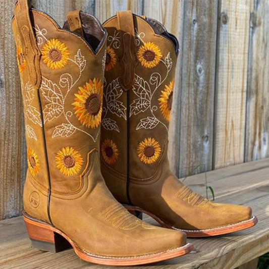 Sunflowers®️ Cowboy Boots 