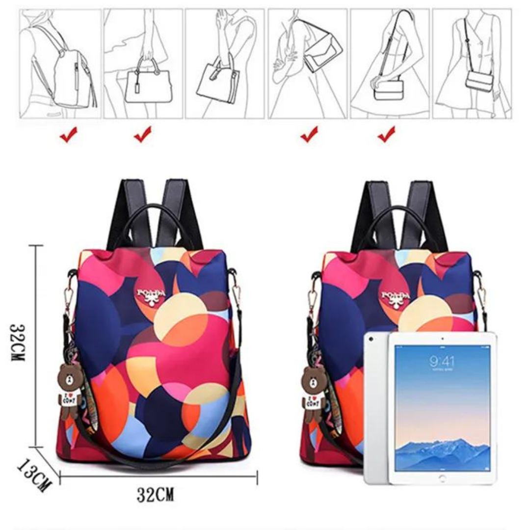 Mochila - Bolso Antirrobo Nancy