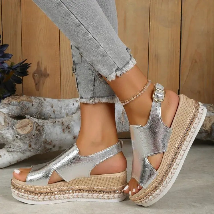 Sandalias Cuña Aloe