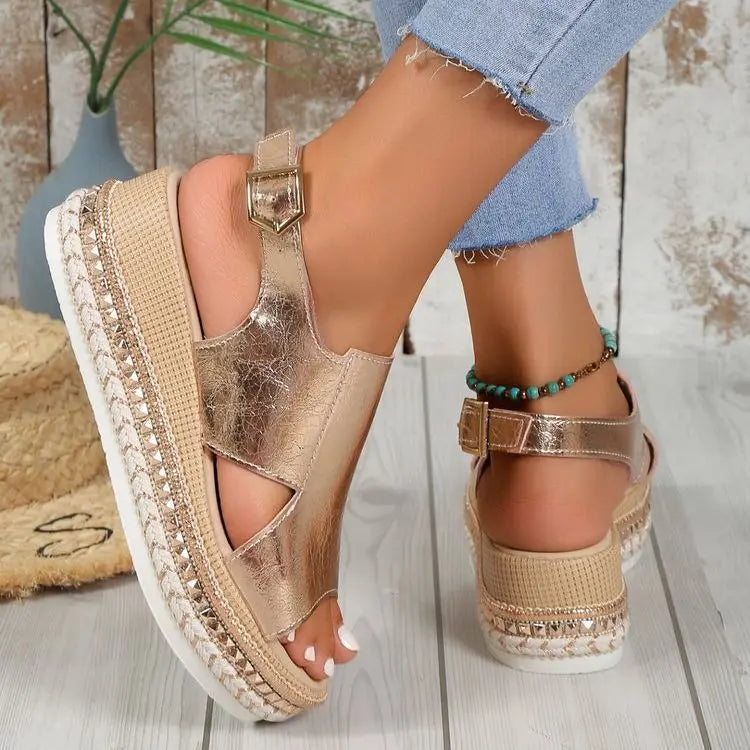 Sandalias Cuña Aloe