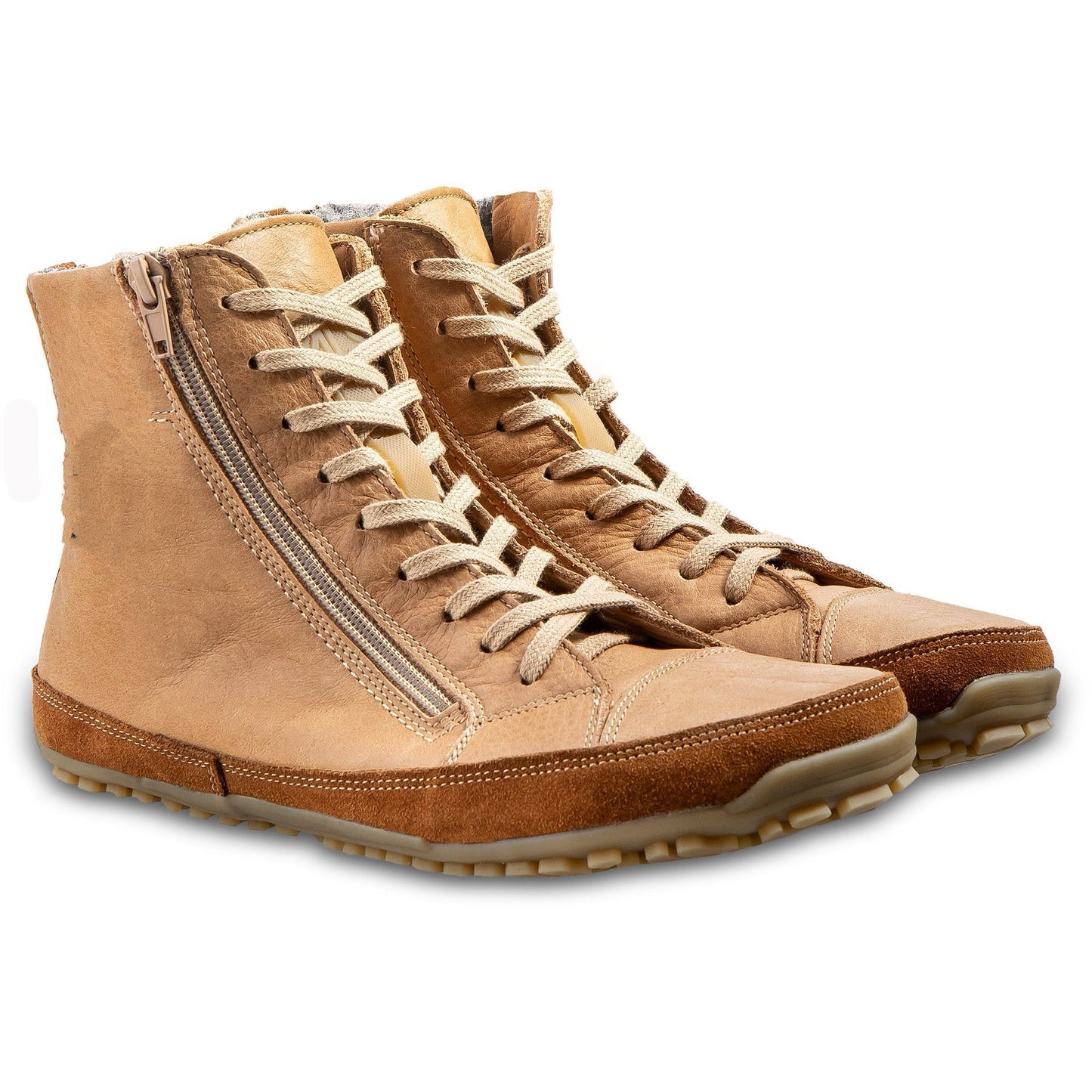 Botas Barefoot Alaskan Buffalo de Invierno – Cuero Premium, Lana Natural y Suela Flexible