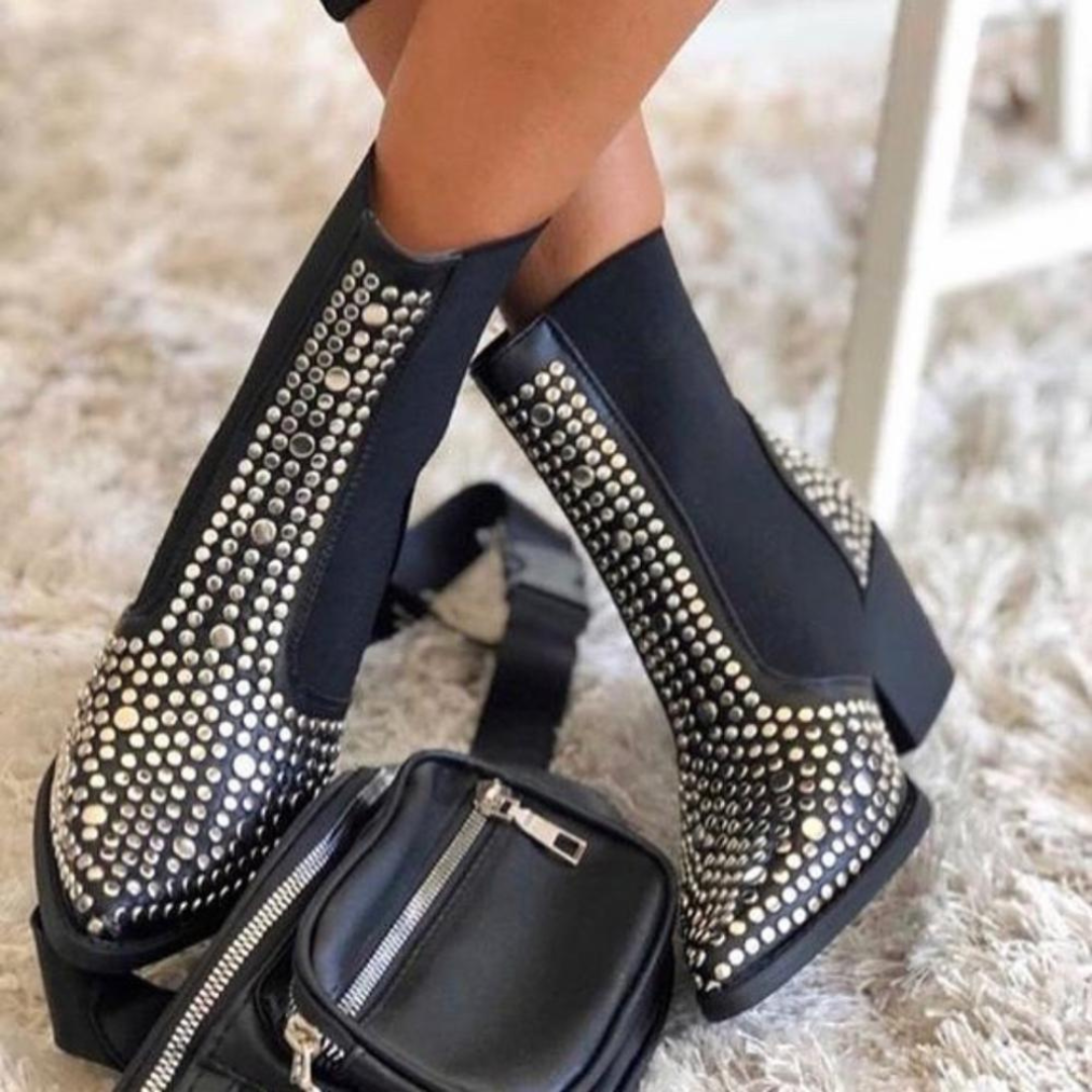 Dudu®️ studded ankle boots 