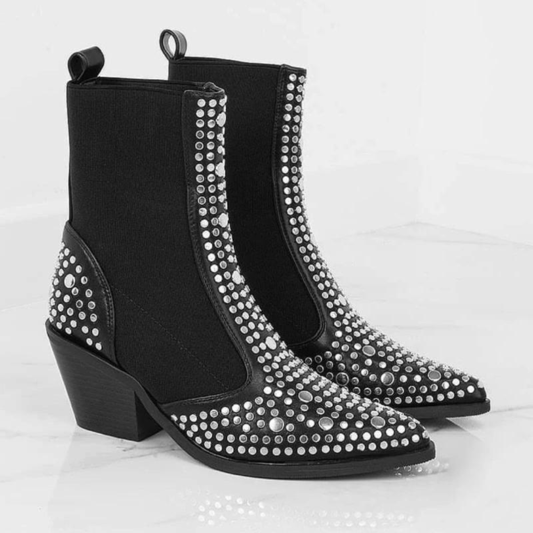 Dudu®️ studded ankle boots 